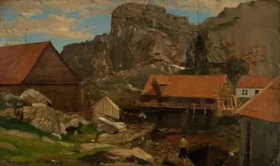 Solsvik, Bergen av Amaldus Nielsen