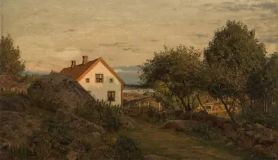 Sommeraften ved Hvaler av Amaldus Nielsen