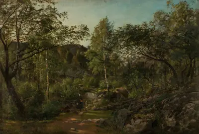 ‘Ulvegildeskogen’, Mandal av Amaldus Nielsen