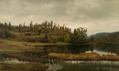 Bei Oklungen, Porsgrund von Amaldus Nielsen