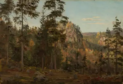 Ved sundet, Bjelland av Amaldus Nielsen