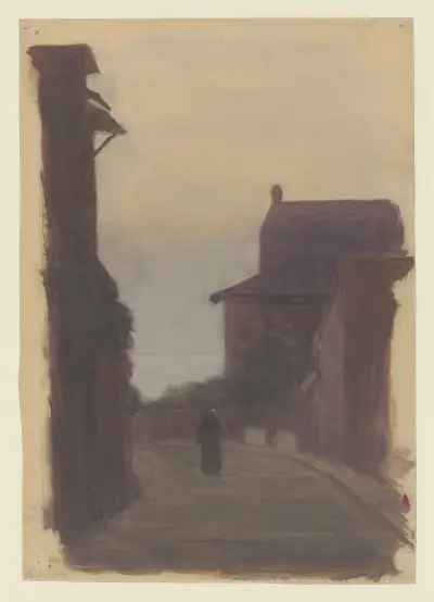 Crépuscule à Villers, Amédée Joyau