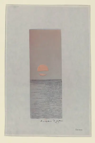 Petit soleil couchant (Knocke, Belgique), Amédée Joyau