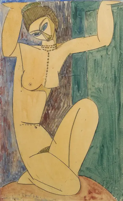 Cariatide – nr 1 av Amedeo Modigliani