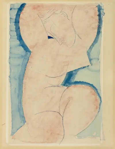 Caryatid av Amedeo Modigliani