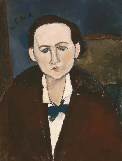 Elena Povolozky av Amedeo Modigliani