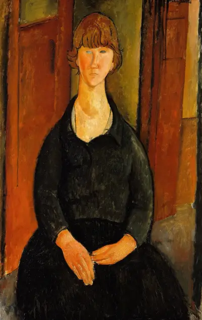 Flower Vendor av Amedeo Modigliani