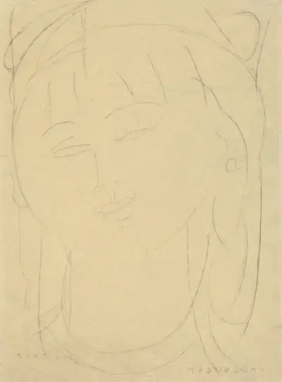 Head of Anatolia av Amedeo Modigliani