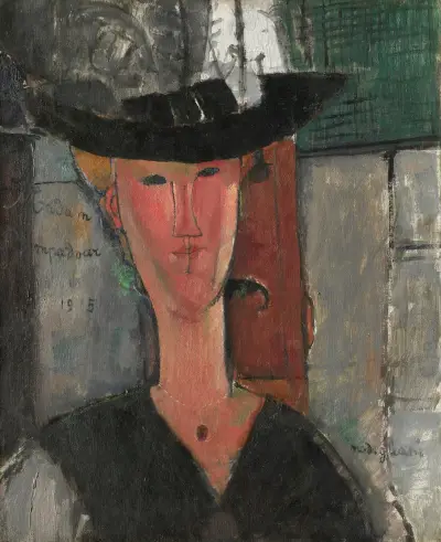 Madam Pompadour av Amedeo Modigliani