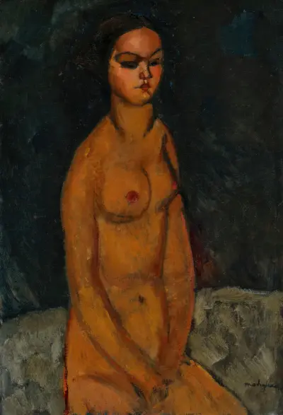 Nu assis av Amedeo Modigliani