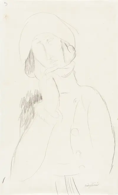 Portrait of a Woman, 1919 av Amedeo Modigliani