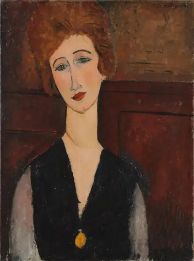 Portrait of a Woman, 1917 – nr 1 av Amedeo Modigliani
