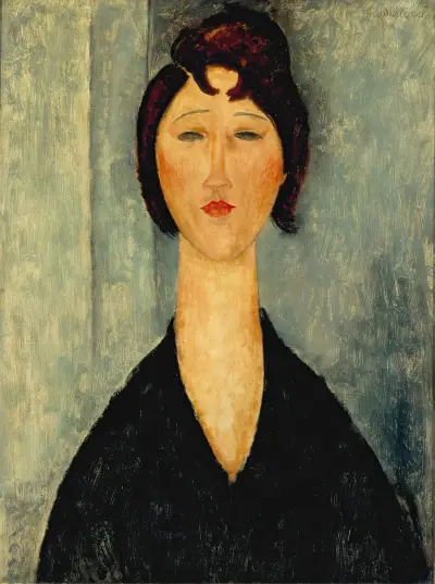 Portrait of a Young Woman, 1918 – nr 1 av Amedeo Modigliani