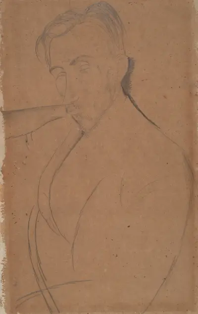 Portrait of Donato Frisia av Amedeo Modigliani