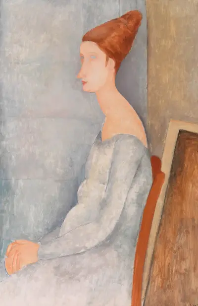 Portrait of Jeanne Hébuterne, 1918 av Amedeo Modigliani