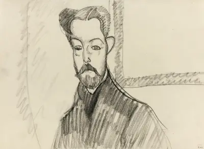 Portrait of Paul Alexandre av Amedeo Modigliani