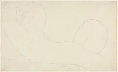 Reclining Female Nude av Amedeo Modigliani