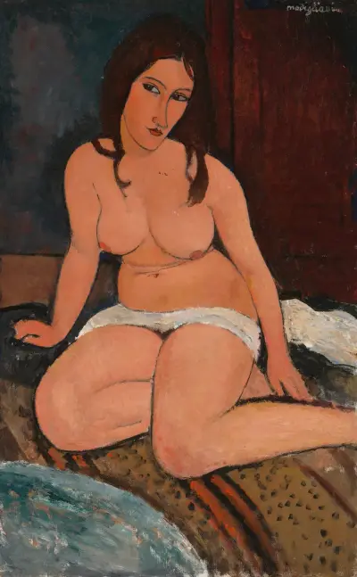 Seated Nude av Amedeo Modigliani