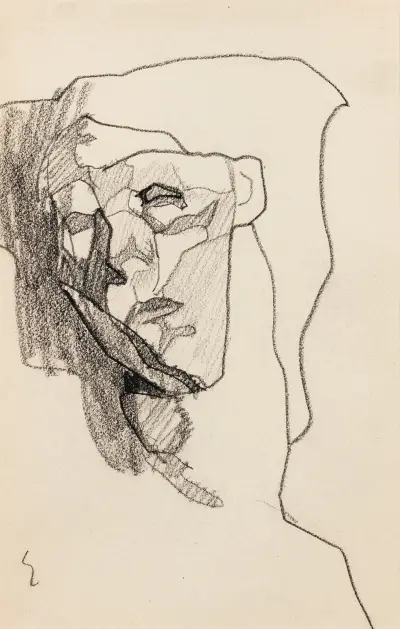 Tête de femme av Amedeo Modigliani