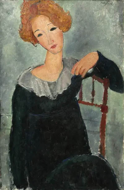 Woman with Red Hair av Amedeo Modigliani