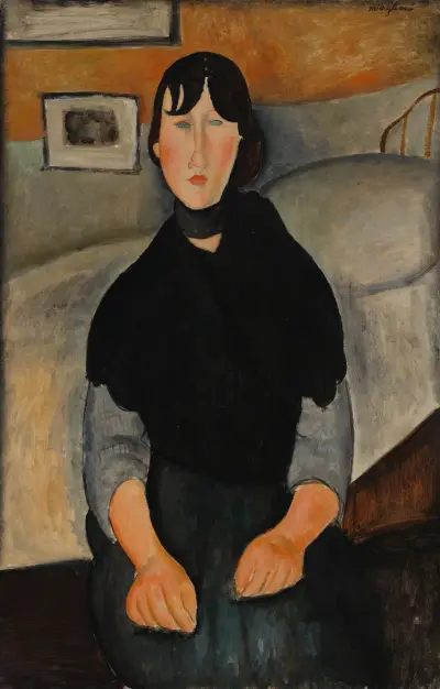 Young Woman of the People av Amedeo Modigliani