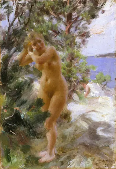Efter badet av Anders Zorn