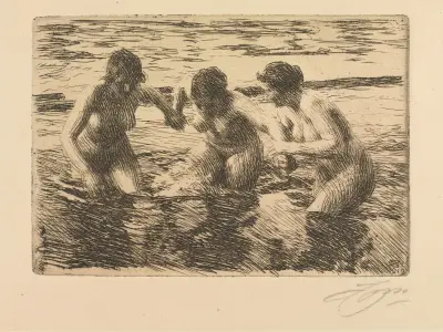 Mot strömmen av Anders Zorn