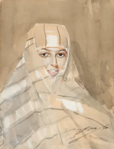 Beduinflicka av Anders Zorn