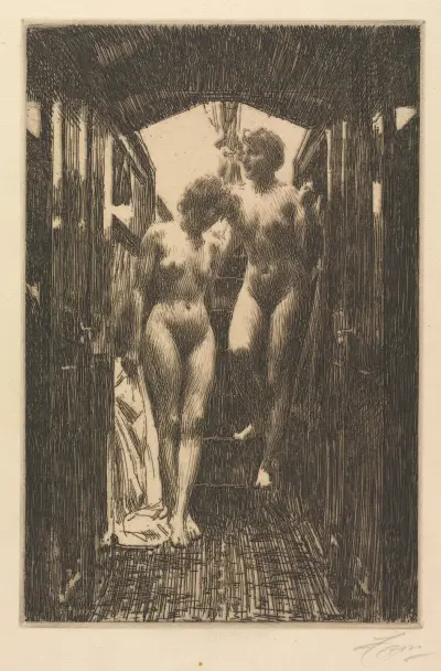 Stuga av Anders Zorn