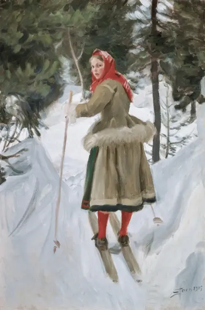 Flicka från Mora av Anders Zorn