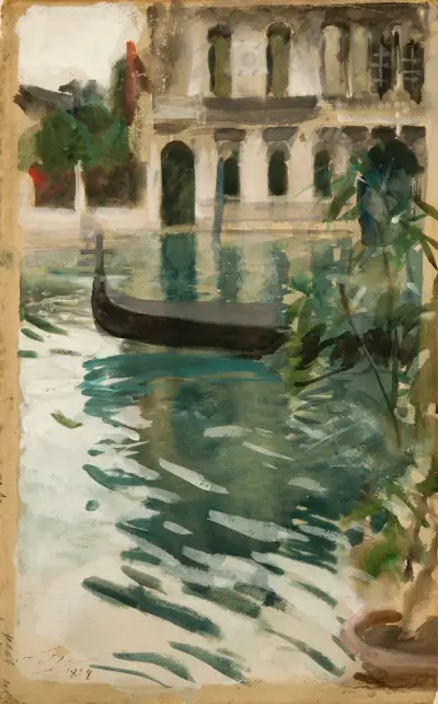 Gondol, Venedig av Anders Zorn