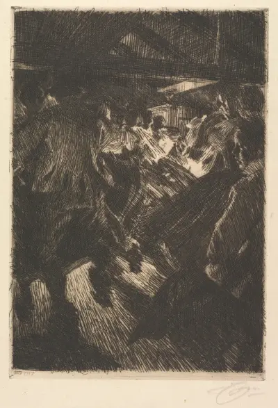 Gopsmorstugan av Anders Zorn