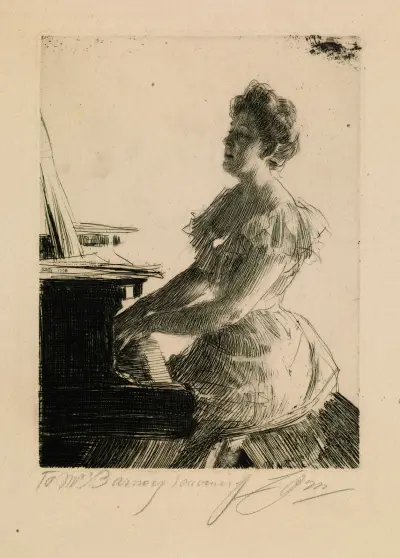 Mary Hardin av Anders Zorn