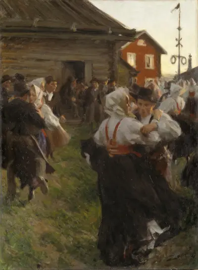 Midsommardans av Anders Zorn