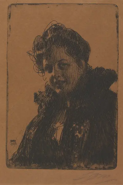 Fru Granberg av Anders Zorn