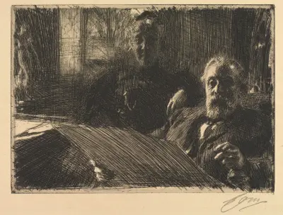 Herr och fru Fürstenberg av Anders Zorn