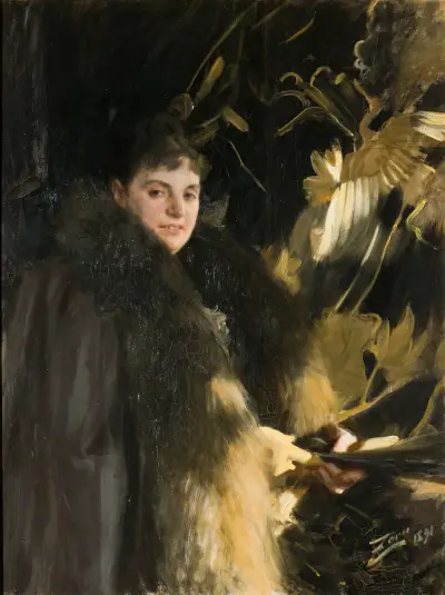 Mrs Veronica Heiss av Anders Zorn