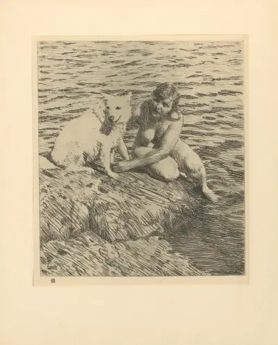 Sappho av Anders Zorn