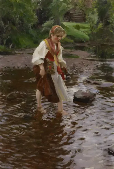 Flickan från Älvdalen av Anders Zorn