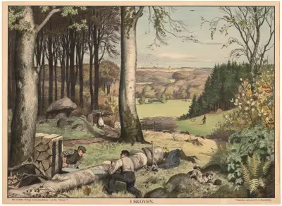 I Skoven av Hans Andersen Brendekilde