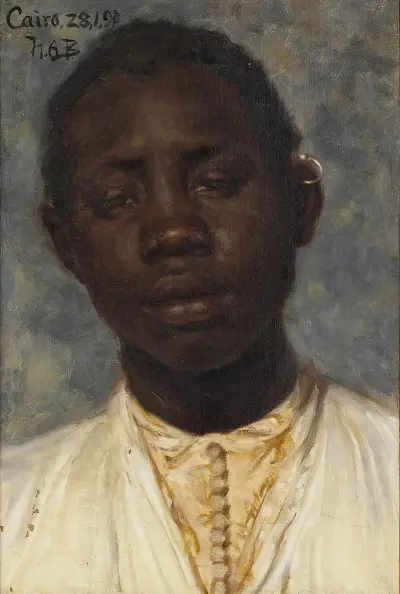 Portrait of a man av Hans Andersen Brendekilde