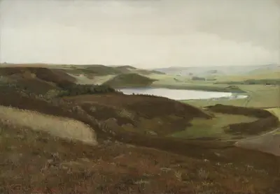 A Landscape near Bryrup, Jutland av Laurits Andersen Ring