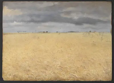 A Rye Field near Ring Village av Laurits Andersen Ring