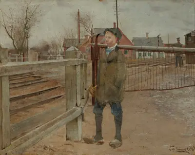 I väntan på tåget av Laurits Andersen Ring