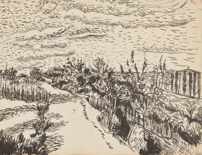 Landschaft bei Collioure von André Derain