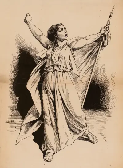 Allégorie de la France av André Gill