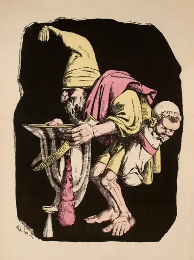 Bélisaire (étude antique), André Gill