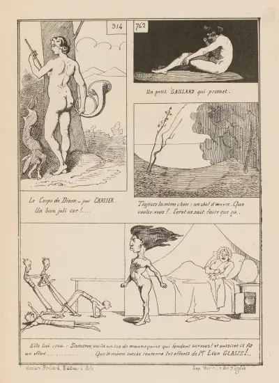 Carlier Gaillard Corot Mr Léon Glaize, André Gill