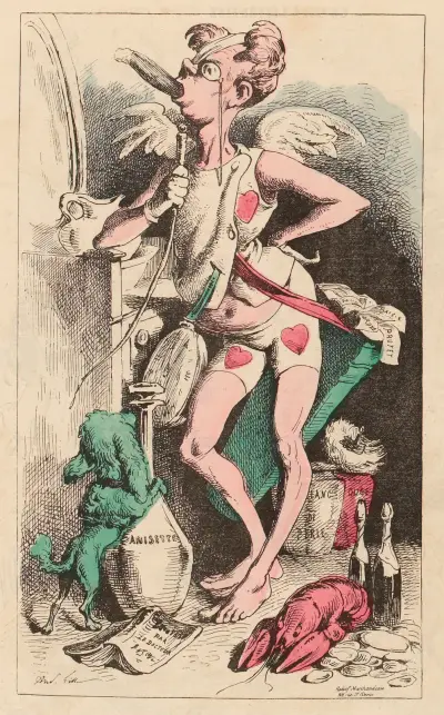 Ce très cher crevé de Cupidon, André Gill
