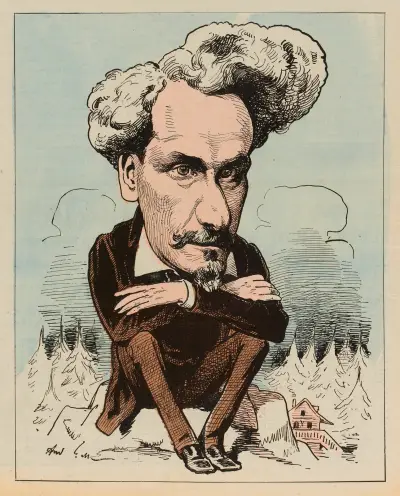 Celui qui ne rentre pas von André Gill